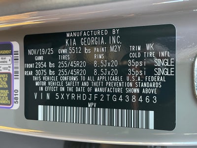 2026 Kia Sorento X-Line EX