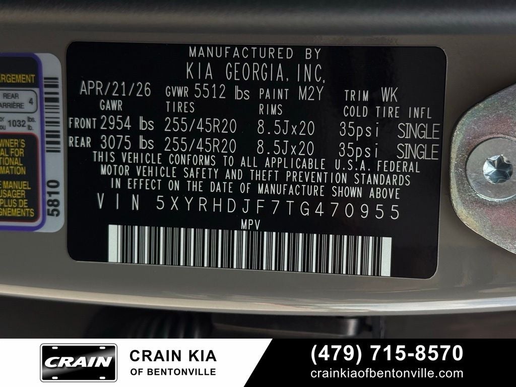 2026 Kia Sorento X-Line EX