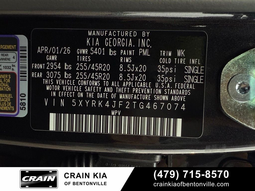 2026 Kia Sorento SX