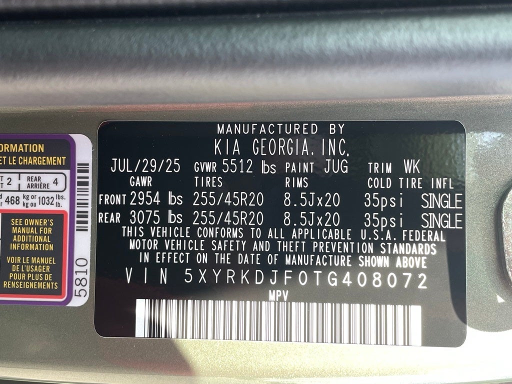 2026 Kia Sorento X-Line SX Prestige