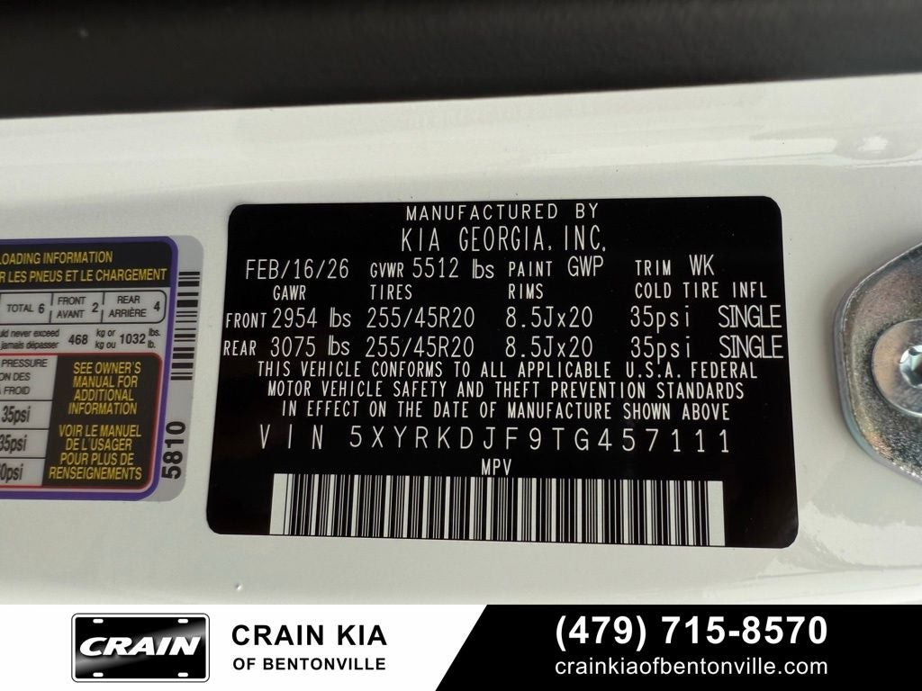 2026 Kia Sorento X-Line SX Prestige