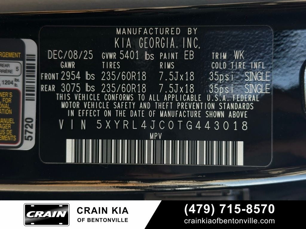 2026 Kia Sorento S