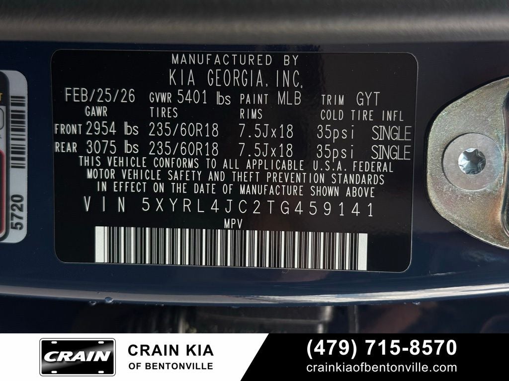 2026 Kia Sorento S
