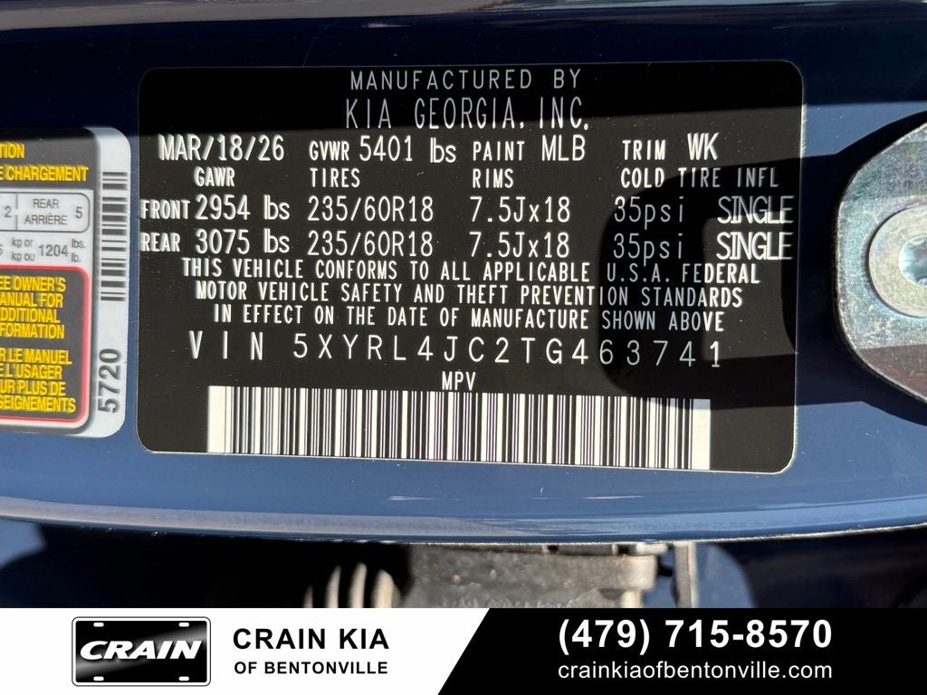 2026 Kia Sorento S