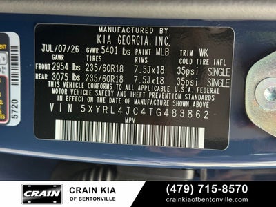 2026 Kia Sorento S