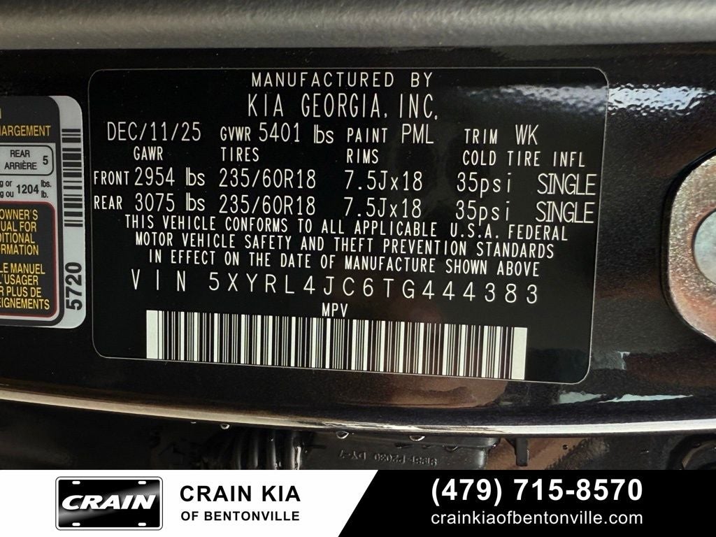 2026 Kia Sorento S