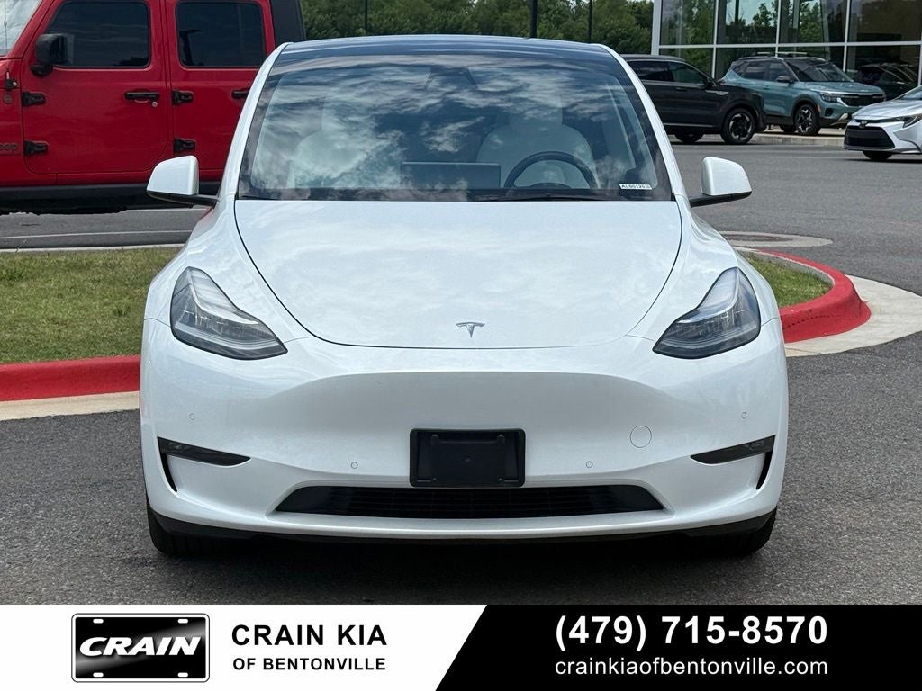 Used 2021 Tesla Model Y Long Range with VIN 5YJYGDEE3MF189227 for sale in Bentonville, AR
