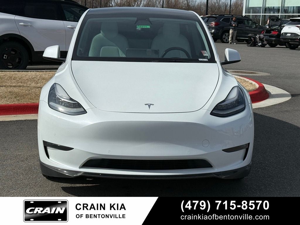 Used 2021 Tesla Model Y Long Range with VIN 5YJYGDEE3MF244761 for sale in Bentonville, AR