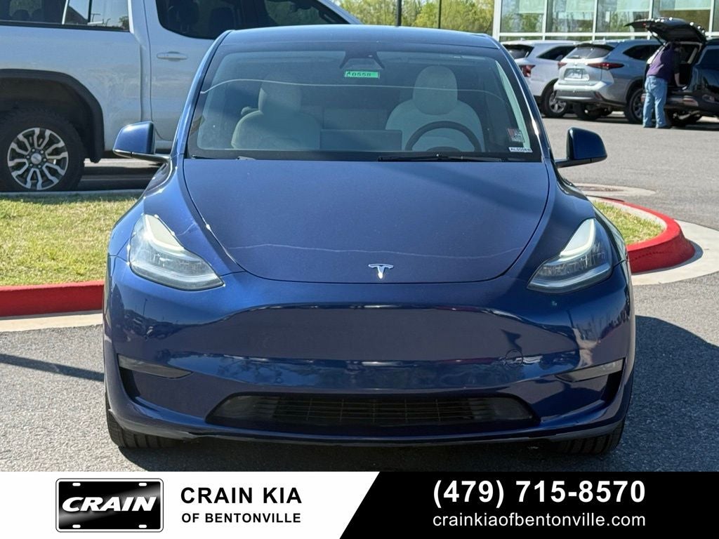 Used 2021 Tesla Model Y Long Range with VIN 5YJYGDEE7MF206031 for sale in Bentonville, AR