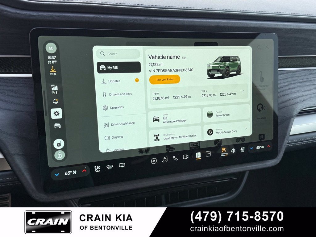 2023 Rivian R1S Adventure Quad Motor Large Pack