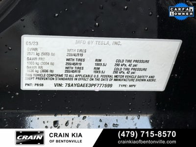 2023 Tesla Model Y Long Range - AWD / 3RD ROW / CLEAN CARFAX / 1 OWNER