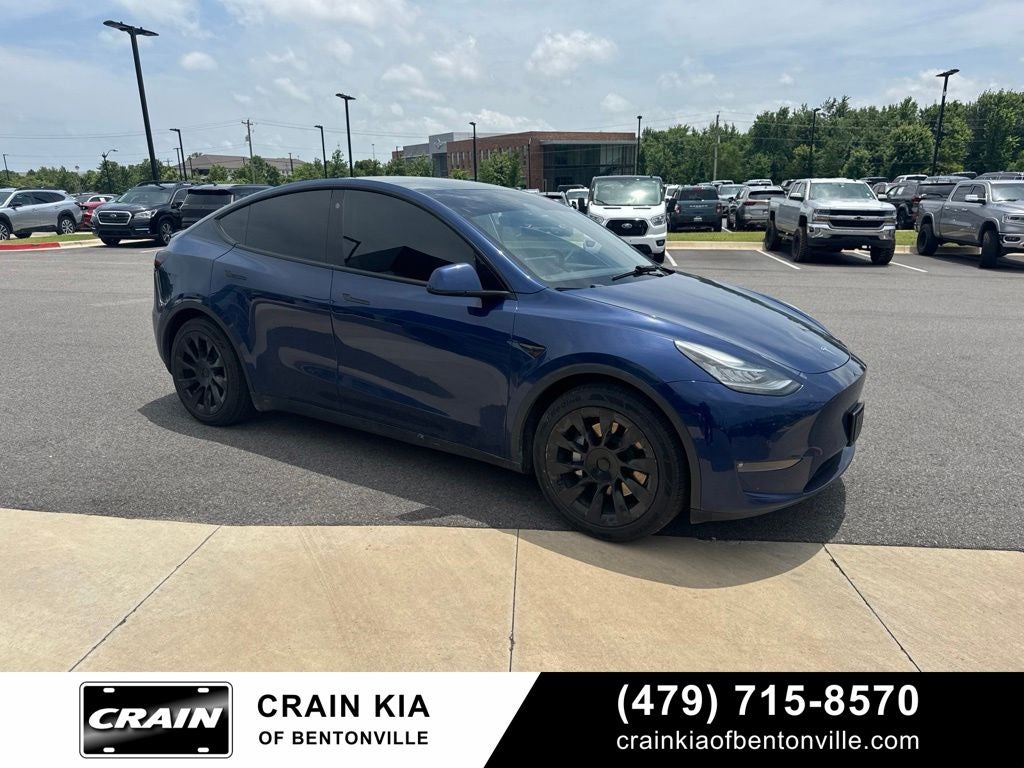 Used 2022 Tesla Model Y Long Range with VIN 7SAYGDEE7NF481421 for sale in Bentonville, AR