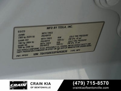 2023 Tesla Model Y Long Range - AWD / CLEAN CARFAX / ONE OWNER