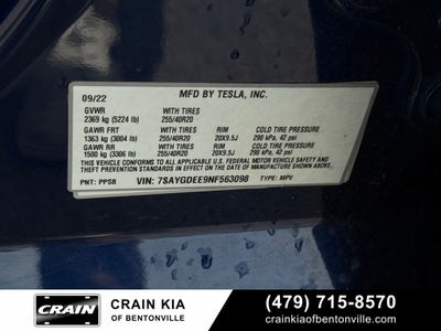 2022 Tesla Model Y Long Range - AWD / CLEAN CARFAX