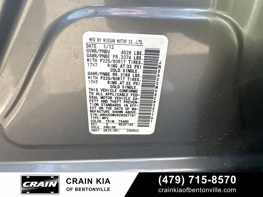 2012 Nissan Rogue SV | CARFAX ONE OWNER!