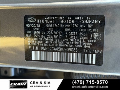 2019 Hyundai Tucson SE - AWD / CLEAN CARFAX