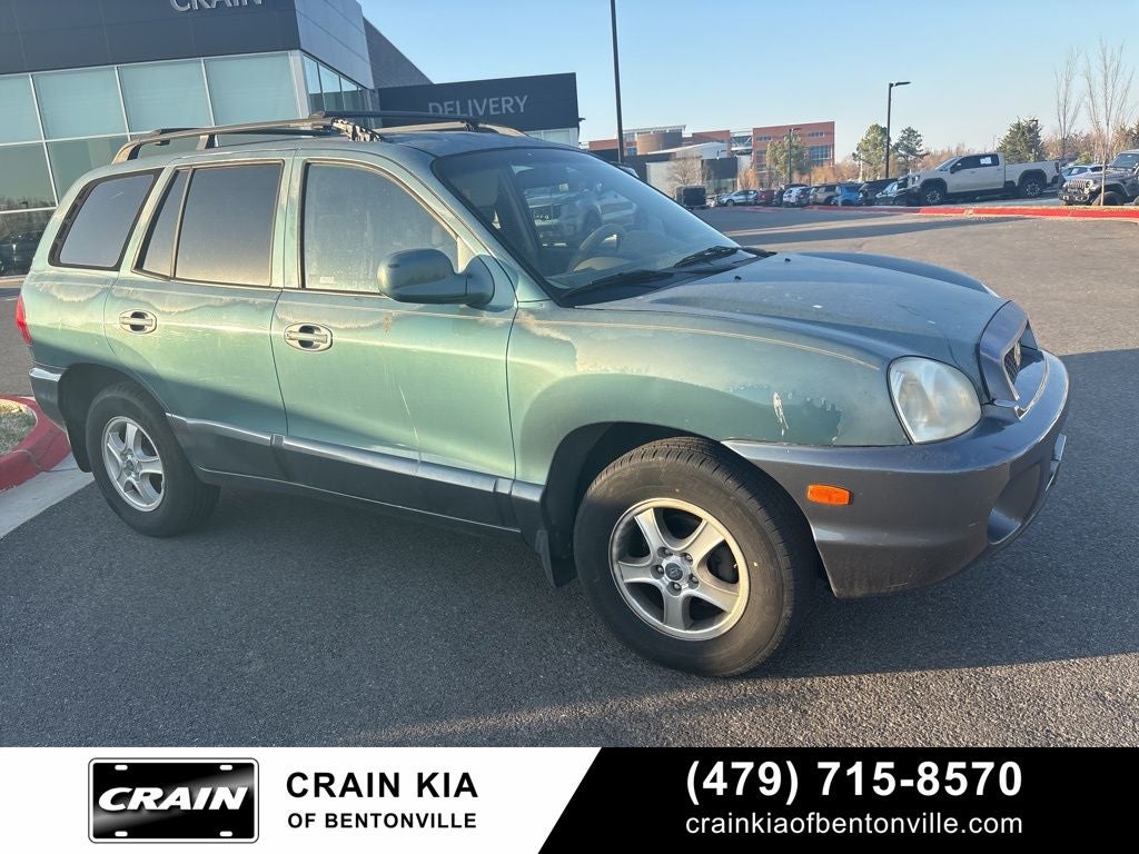 Used 2002 Hyundai Santa Fe GLS with VIN KM8SC13D82U254485 for sale in Bentonville, AR