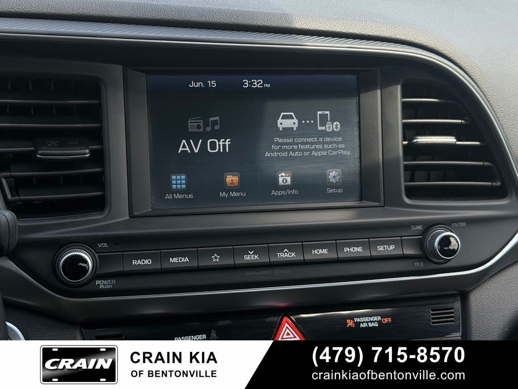 2019 Hyundai Elantra Value Edition - SUNROOF / CLEAN CARFAX / ONE OWNER