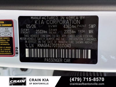 2026 Kia K5 GT-Line