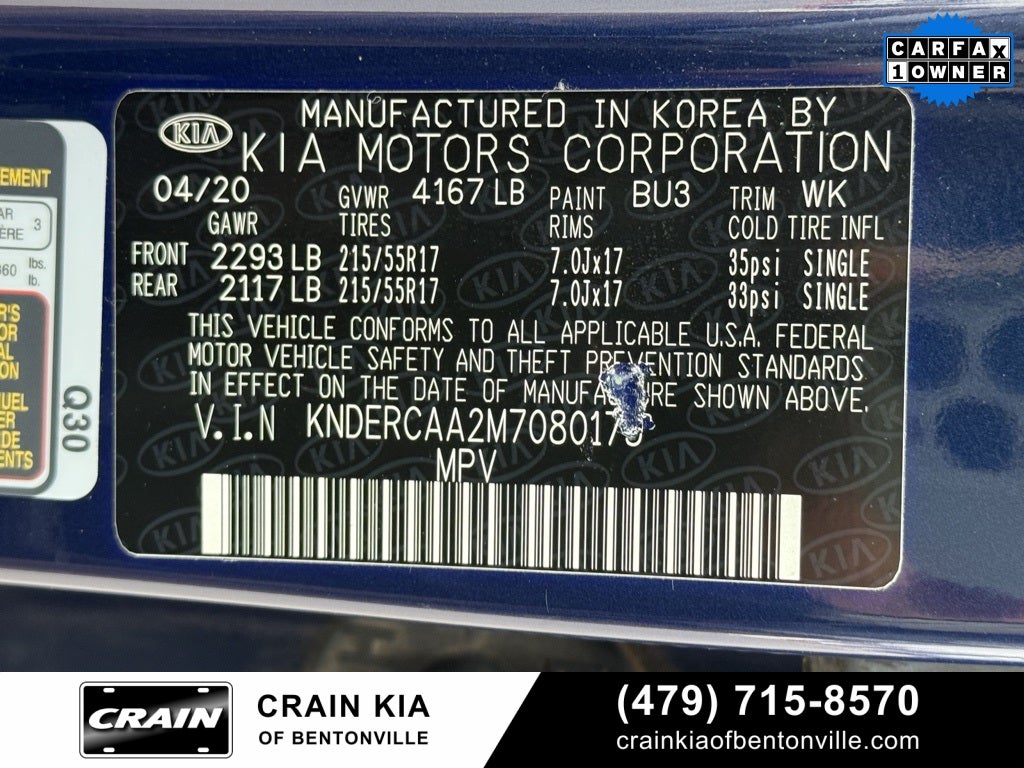 2021 Kia Seltos EX - KIA CPO / AWD / SUNROOF / ONE OWNER