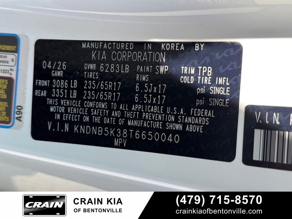 2026 Kia Carnival LXS