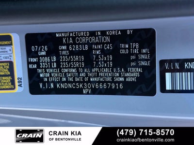 2027 Kia Carnival EX
