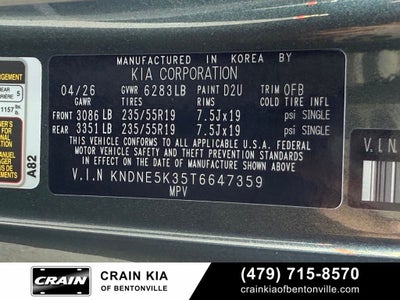2026 Kia Carnival SX Prestige