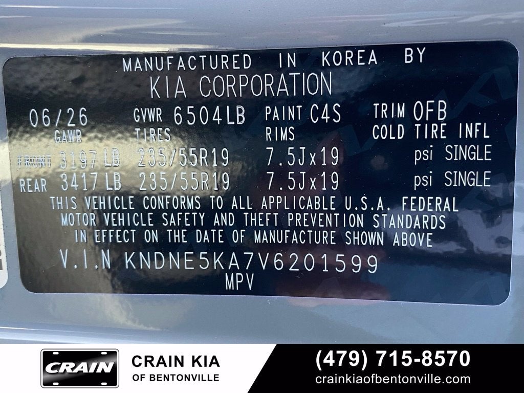 2027 Kia Carnival Hybrid SX