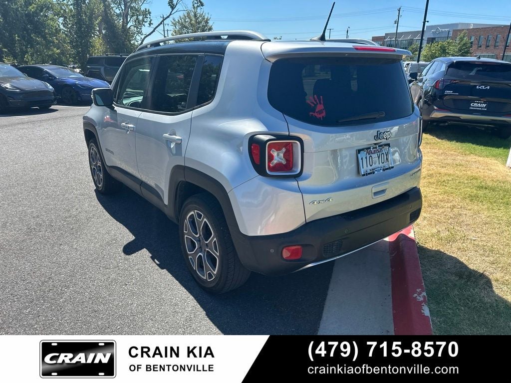 2018 Jeep Renegade Limited - 4WD / PANORAMIC SUNROOF / CLEAN CARFAX