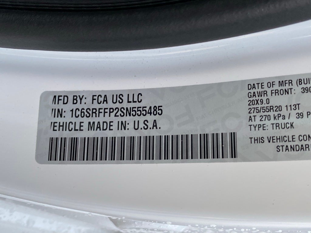 2025 RAM 1500 Big Horn/Lone Star 4X4 / ONE OWNER / HEATED SEATS