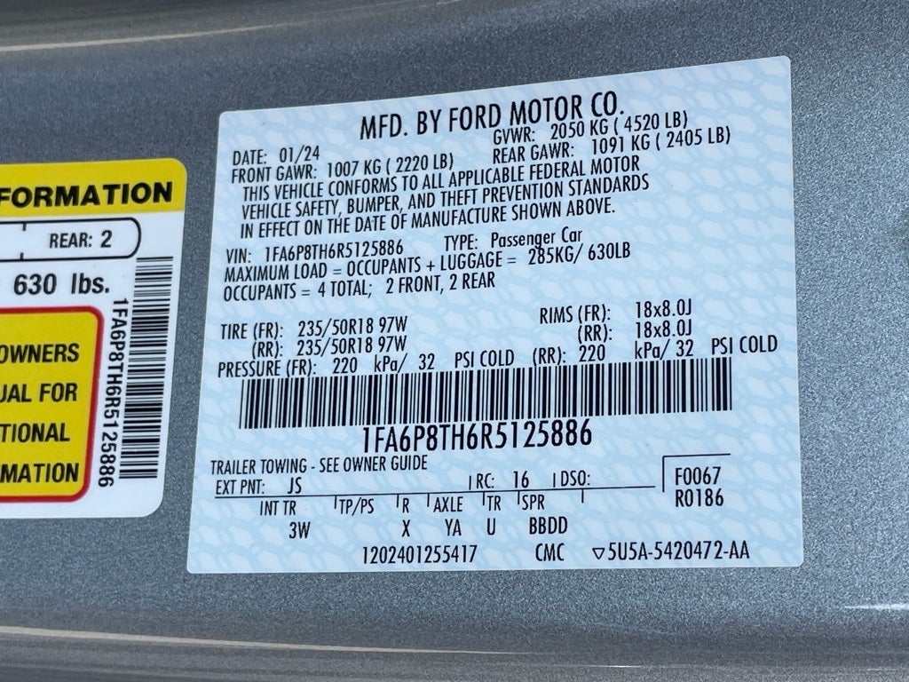 2024 Ford Mustang EcoBoost Premium