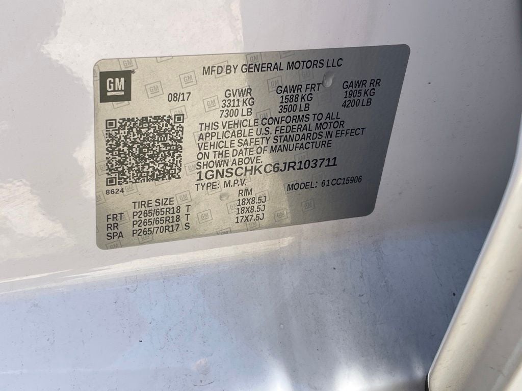 2018 Chevrolet Suburban LT HEATED SEATS / CLEAN CARFAX