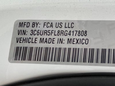 2024 RAM 2500 Laramie 4X4 / ONE OWNER / HEATED SEATS