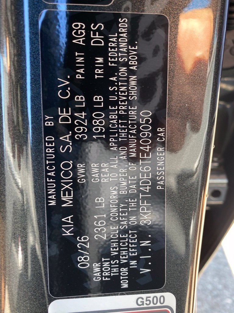 2026 Kia K4 LXS