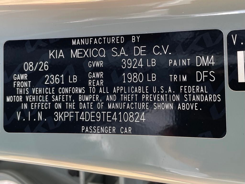 2026 Kia K4 LXS