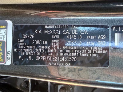 2026 Kia K4 GT-Line