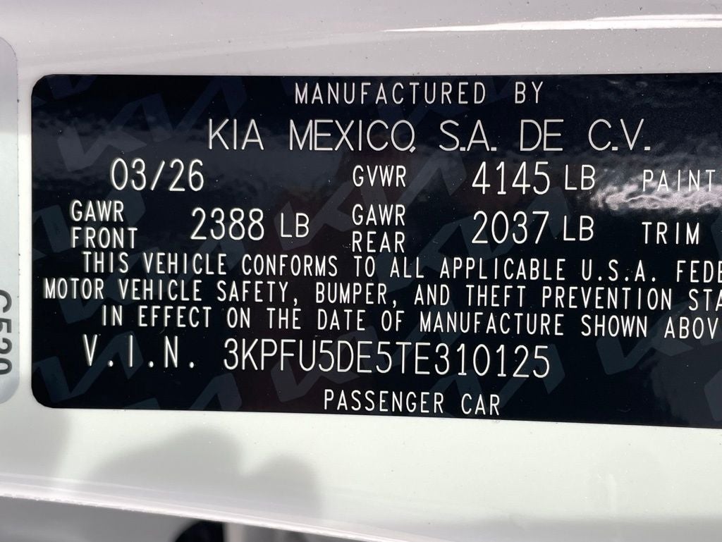 2026 Kia K4 GT-Line