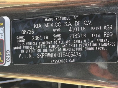 2026 Kia K4 GT-Line