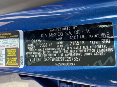2026 Kia K4 GT-Line
