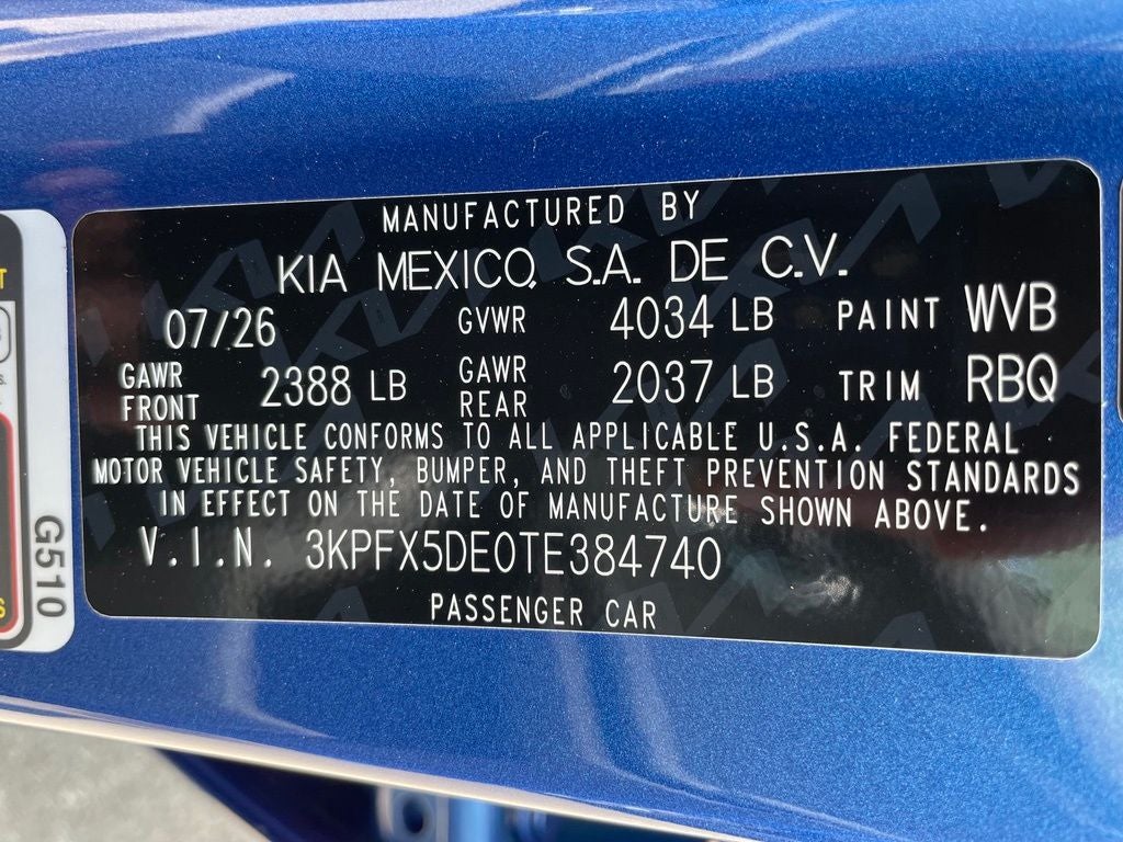 2026 Kia K4 EX