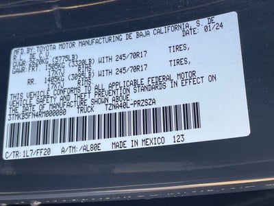 2024 Toyota Tacoma SR5 RWD / ONE OWNER / CLEAN CARFAX