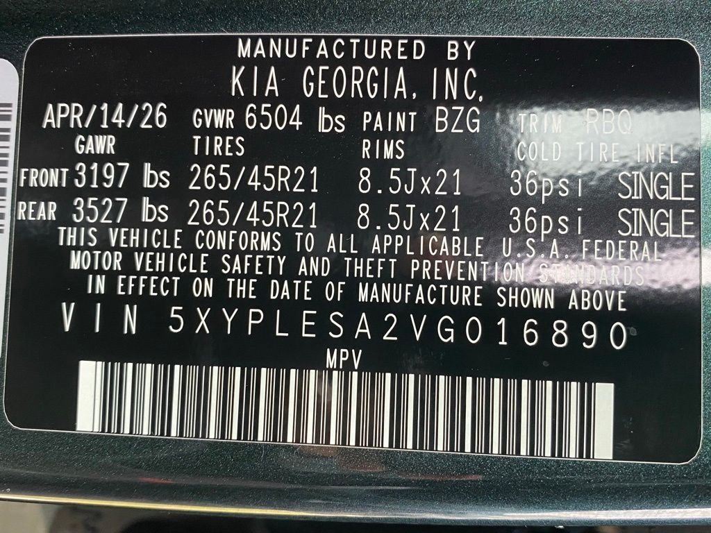 2027 Kia Telluride Hybrid X-Line SX Prestige