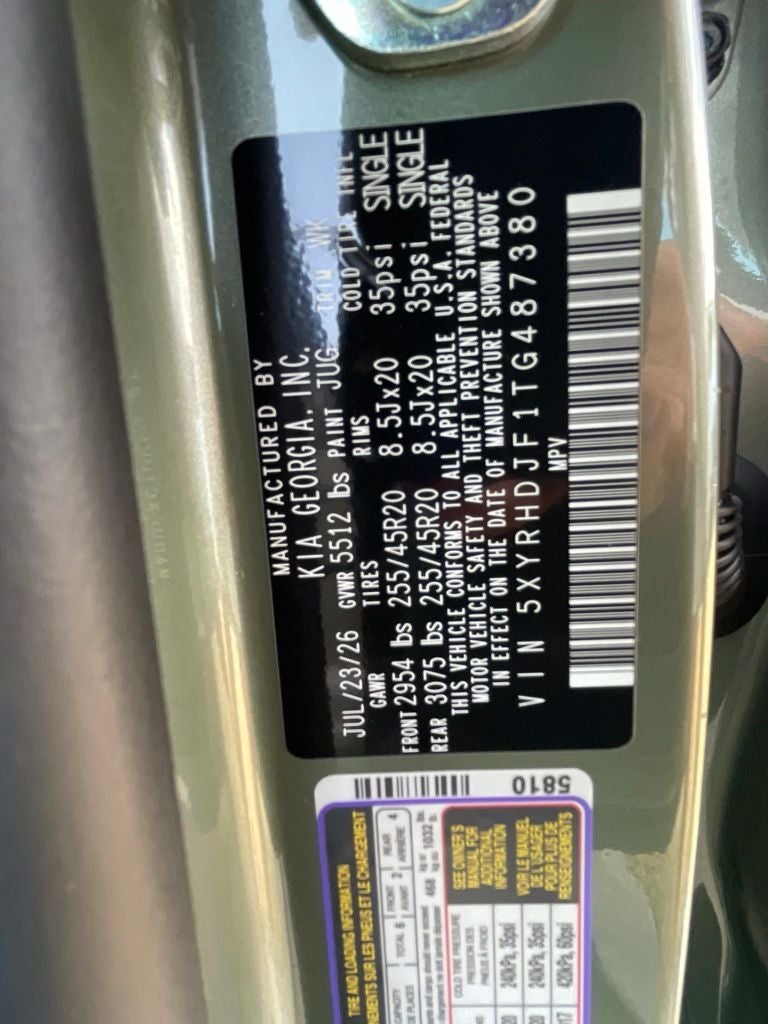 2026 Kia Sorento X-Line EX