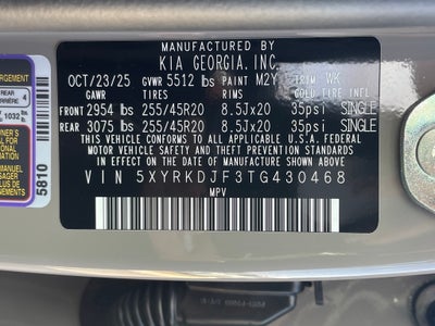2026 Kia Sorento X-Line SX Prestige
