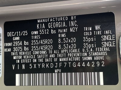 2026 Kia Sorento X-Line SX