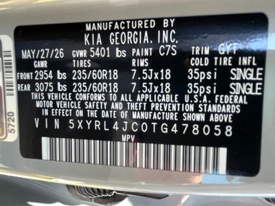 2026 Kia Sorento S