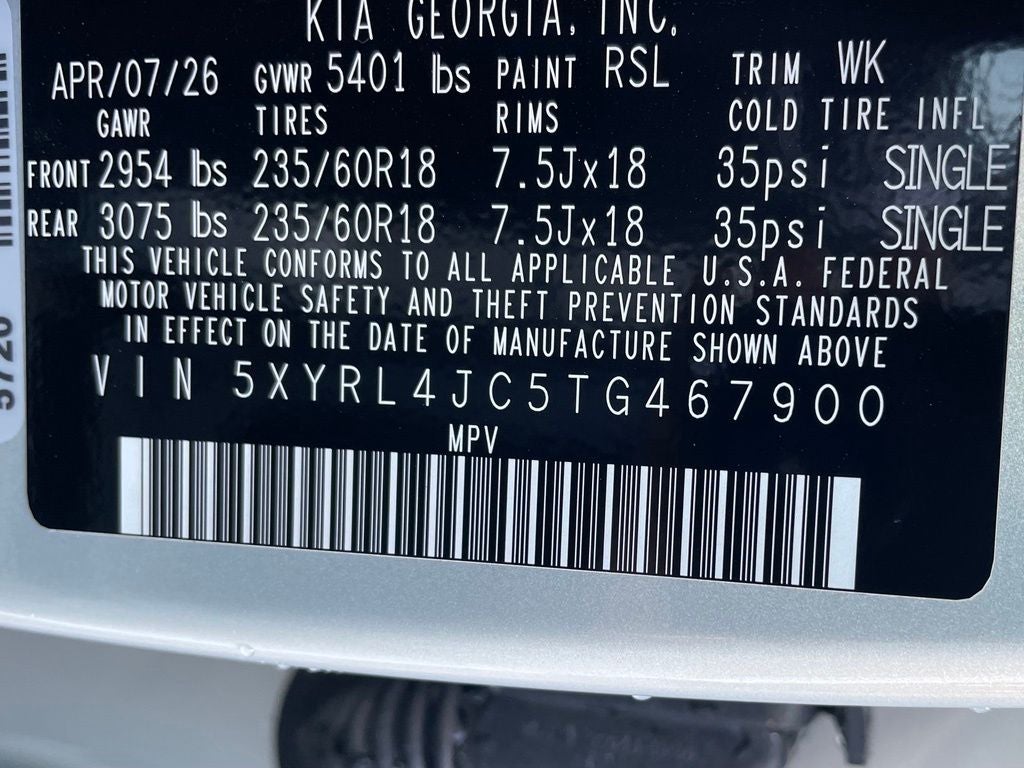 2026 Kia Sorento S