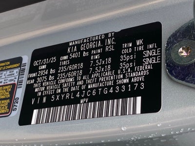 2026 Kia Sorento S