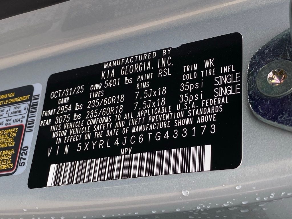 2026 Kia Sorento S
