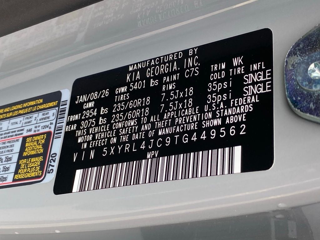 2026 Kia Sorento S